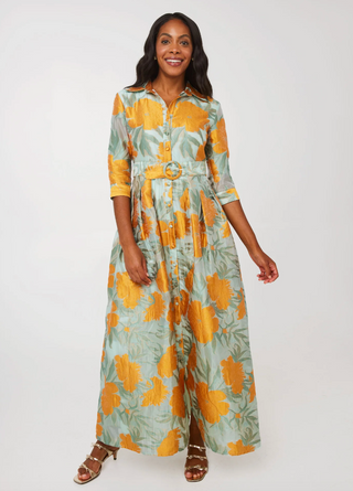 Celia Gown Mint Orange Abbey Glass