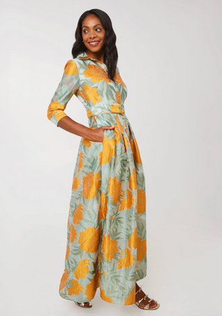 Celia Gown Mint Orange Abbey Glass