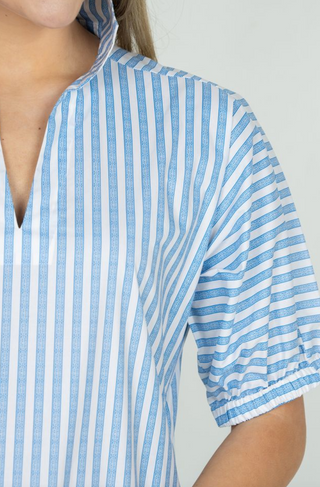 Poppy Maxi French Blue Stripe Emily McCarthy