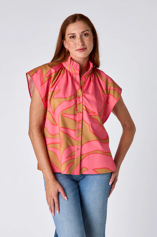 Billie Blouse Pressed Floral