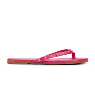 Fuchsia Rivington Stud Flip Flops