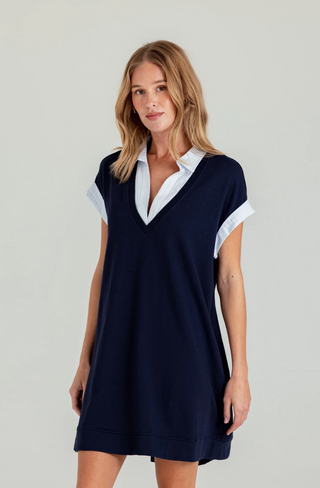 Eleanor Dress Navy Sundays
