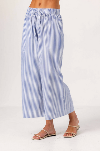 Stripe Maya Pants Navy Blue Sundays