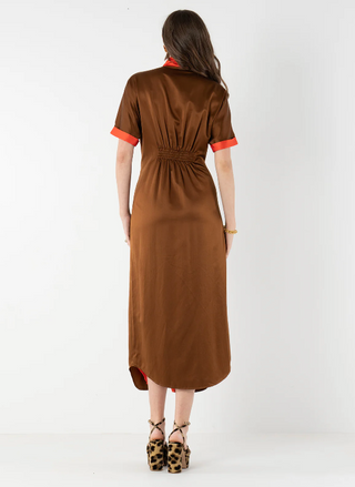 Georgia Dress Mocha Emily McCarthy