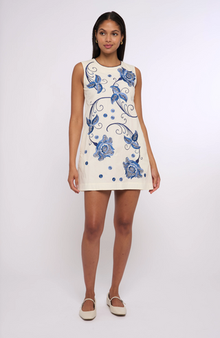 Tiffany Mini Dress Kimber Embroidery Love the Label