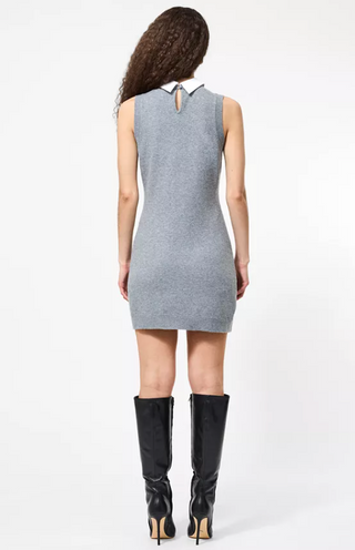 Vhari Knit Sleeveless Mini Dress Grey