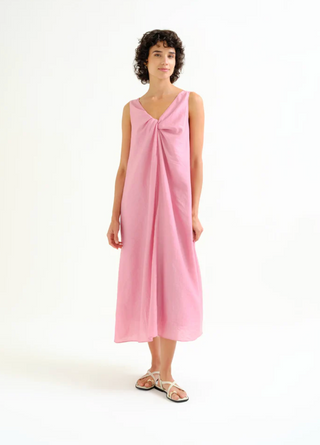 Pink Twist Front Dress Fantastica
