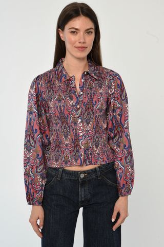 Sohan Long Sleeve Top Painted Lady Print Love The Label