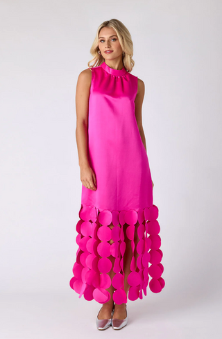 Ponce Party Dress Mollie Pink Crosby