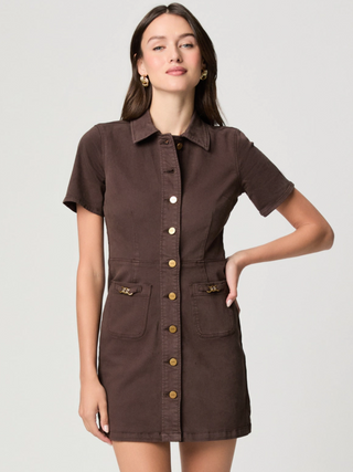 Clementine Dress Rich Chocolate Paige