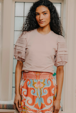 Dylan Tee Peach Whip Love the Label