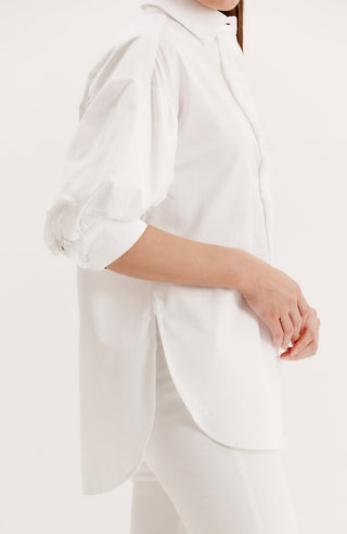 Caroline Cotton Shirt White Tyler Boe