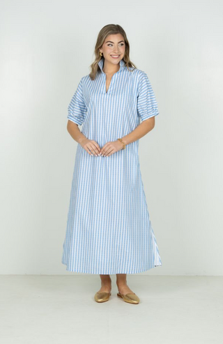 Poppy Maxi French Blue Stripe Emily McCarthy