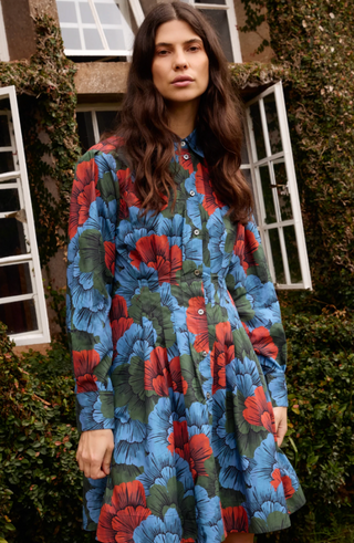 The Elizabeth Dress Madrid Blue Oliphant