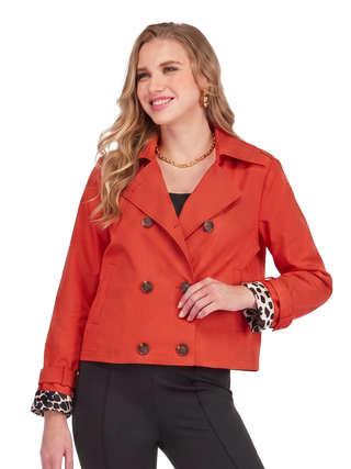 Short Trench Jacket Flame Joy Joy