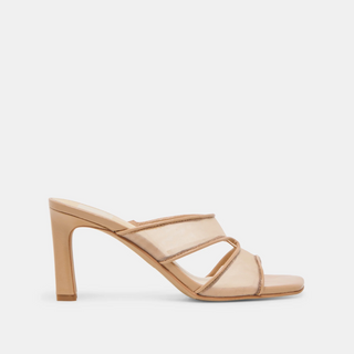 Gitel Light Tan Mesh Heel