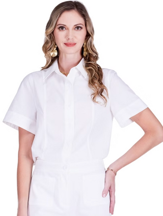 Stitched Shirt White Jade