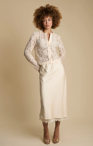Bennet Skirt Winter White Sundays