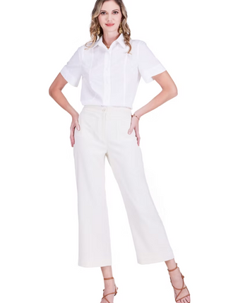 Pocket Crop Pant Ivory Jade