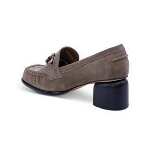 Dafina Taupe Suede Chocolat Blu