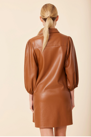 Saddle Vegan Leather Dress Dolce Cabo