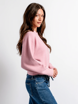 Carrara Solid Sweater Blush Kerisma