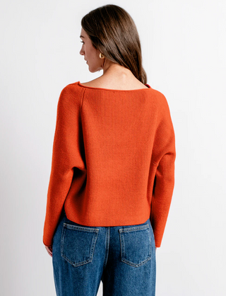 Asima V Top Dark Coral Kerisma