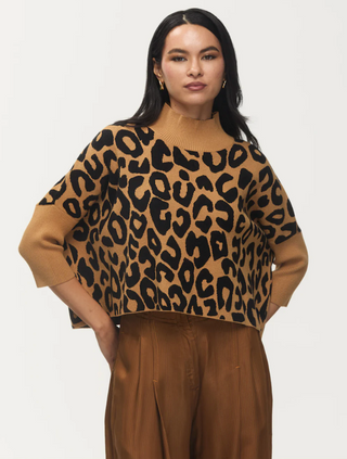 Aja Bozoma Sweater Camel Black