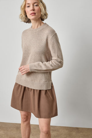 Short Combo Sweater Dress Birch Lilla P