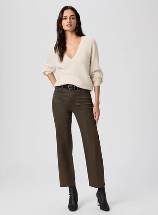 Stevie Ankle Dark Brown Distressed Coating