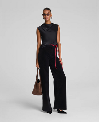 Sleeveless Cowl Neck Top Black Spanx