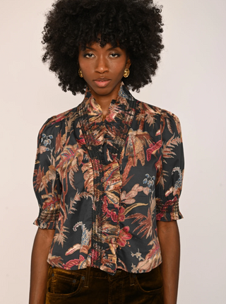 Zuri Top Magic Forest Print Love The Label