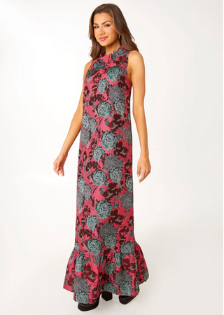 Camille Gown Vintage Dahlia Abbey Glass