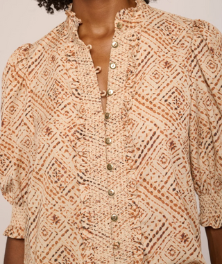 Zinny Top Wuthering Winds Print Love The Label