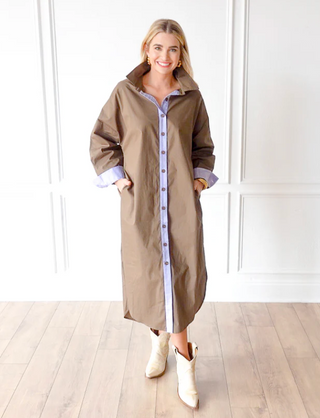 Dani Dress Forest and Lavender