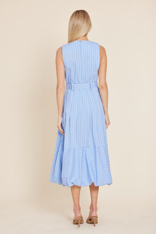Blue Multi Bubble Dress Dolce Cabo – Monkee's of High Point