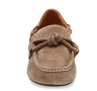 Anya Flat Toffee Suede