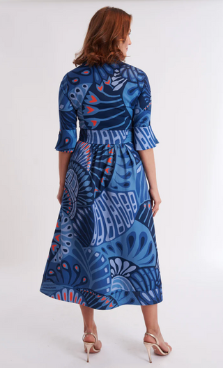 Monaco Dress Paddle Ocean Fog CK Bradley