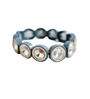 City Girl Round Bracelet - Light Grey Smith & Co