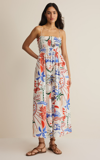 Cornelia Getaway Midi Dress Multi