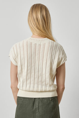 Novelty Stitch Wedge Sweater Rope Lilla P