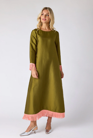 Drewry Dress Olive Crosby