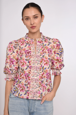 Zinny Top Roxanna Floral Print Love the Label