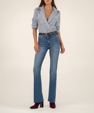 Natalie High Rise Bootcut Interactive Kut