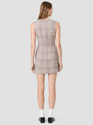 Sutton Plaid Two Pocket Mini Dress French Connection