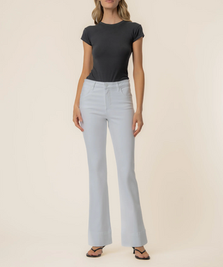 Stella High Rise Flare Optic White Kut