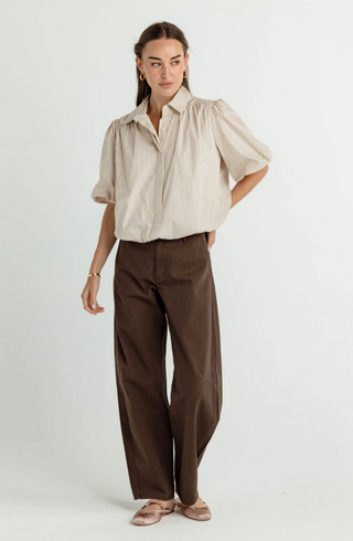 Bridle Ticking Stripe Olivia Shirt Sundays