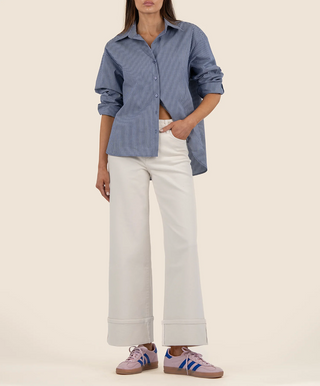 Meg High Rise Roll Up Hem Candle