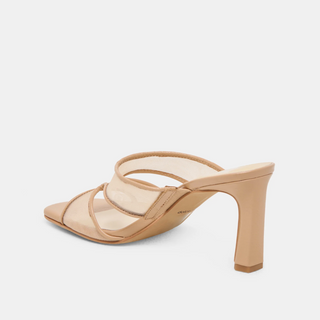 Gitel Light Tan Mesh Heel
