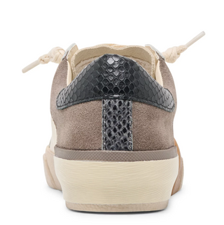 Zina White/ Grey Leather Dolce Vita